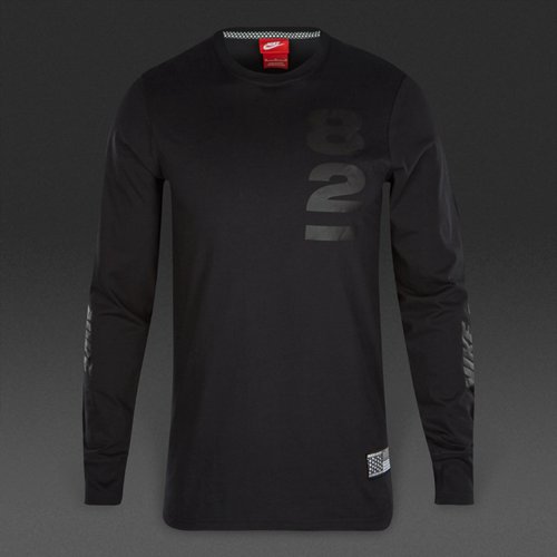Nike Sportswear Air Pivot V3 LS Tee Black / White for Men